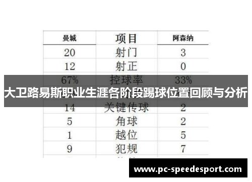 大卫路易斯职业生涯各阶段踢球位置回顾与分析